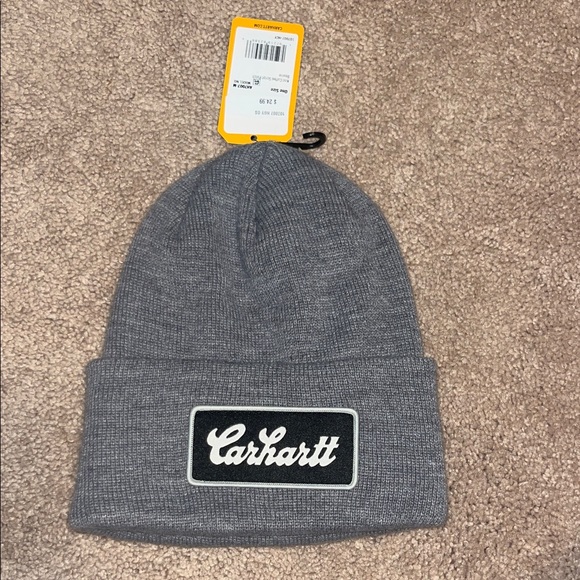 Carhartt Accessories - Carhartt Heather Gray Knit Beanie
